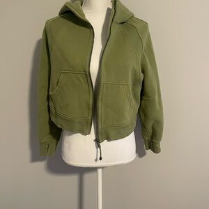 Green Zip-Up Hoodie